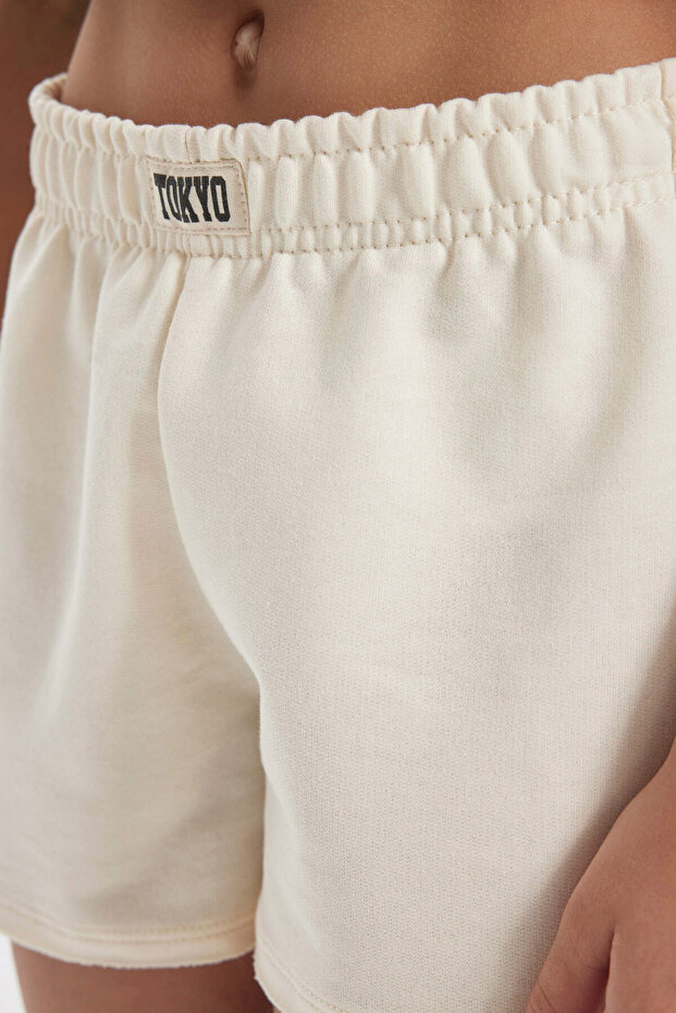 Kız Çocuk Dokuma Etiketli Şort C4712A824SM - 5