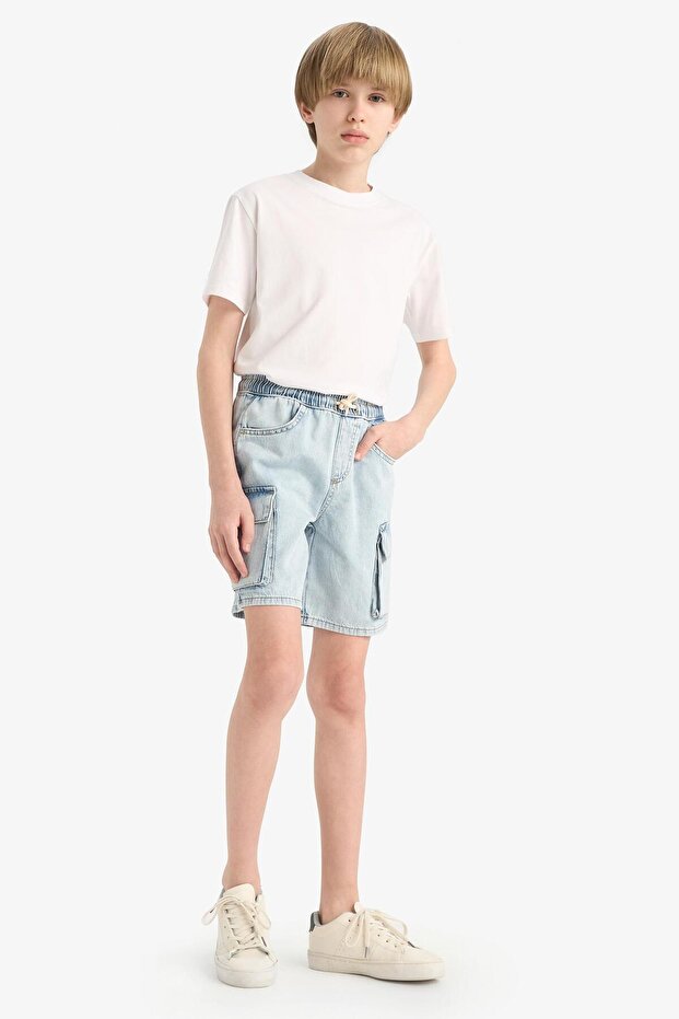 Erkek Çocuk Jean Şort D8566A825SM - 3
