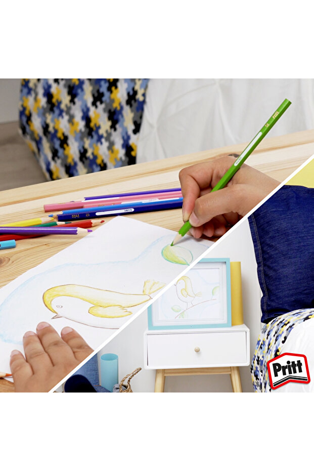 Boyama Kitabı Hediyeli Pritt Seti - 6