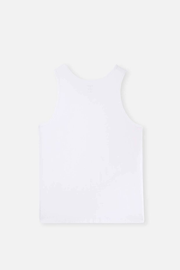 Beyaz Micro Modal 2'li Atlet - 3