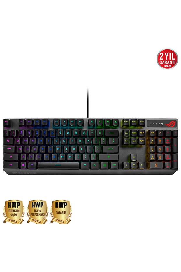 ROG Strix Scope RX ROG RX Red Optik Mekanik Switch RGB Kablolu Gaming (Oyuncu) Klavye - 1