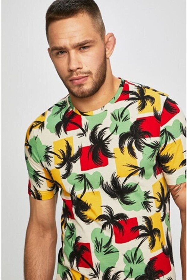 Tropical Print Tee - 2