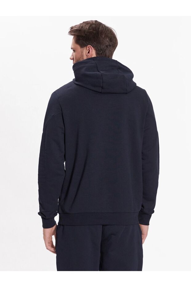 Essentials Regular Fit Kapşomlu  Sweatshırt - 3