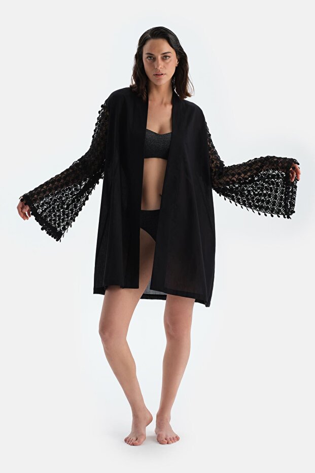 Siyah Kimono - 4