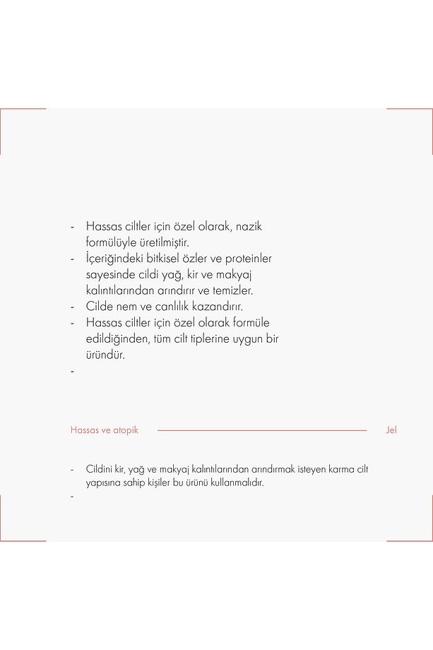 Hassas Ve Atopik Ciltler Için Yüz Temizleme Jeli 400 ml - 3
