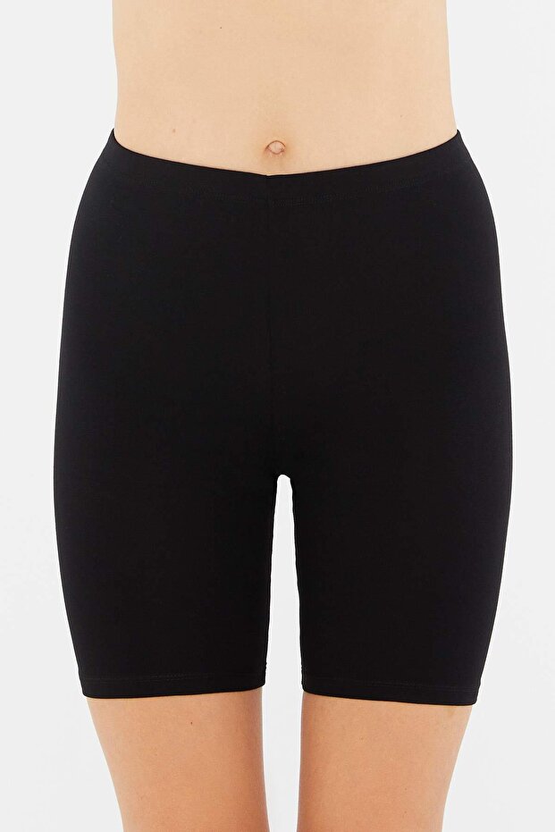 Siyah Kısa Tayt - 1