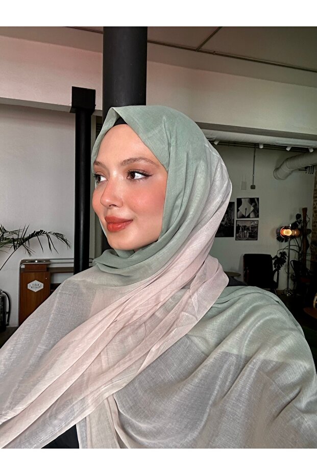 Cotton Gradient Shawl - 1