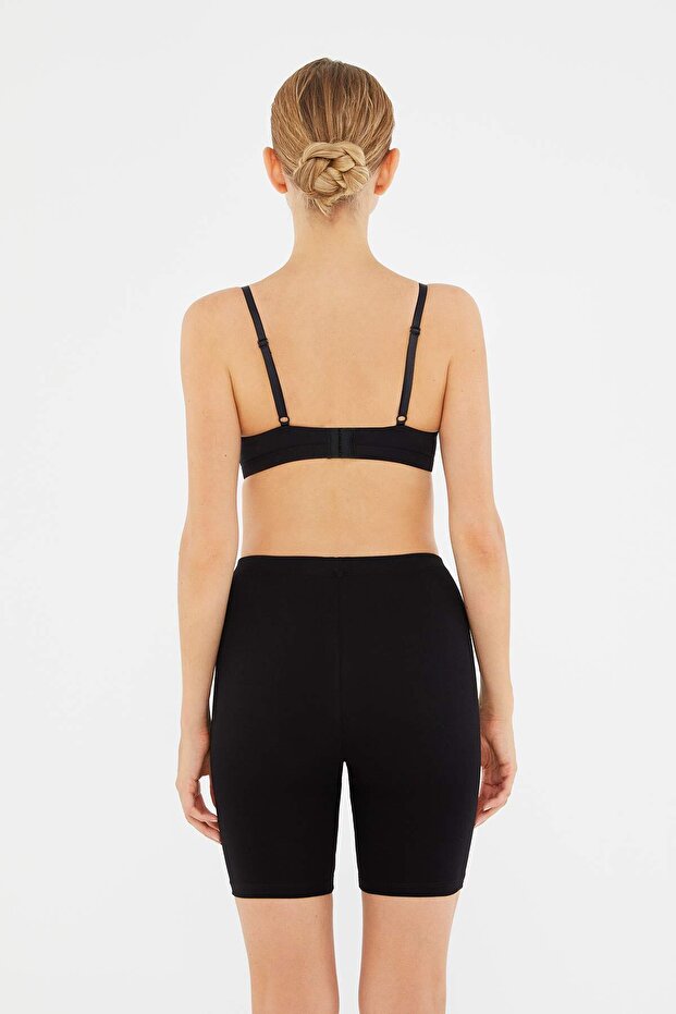 Siyah Kısa Tayt - 7