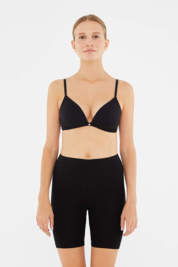 Siyah Kısa Tayt - 6