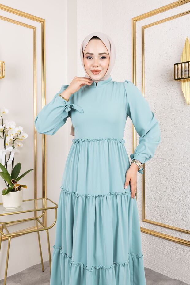 Kat Kat Bible Elbise-Mint - 5