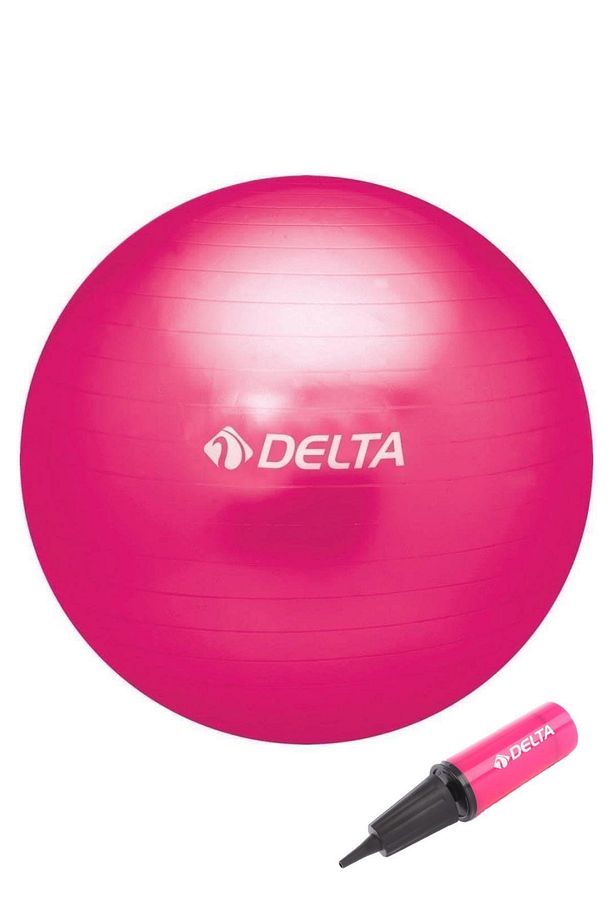 65 cm Deluxe 160 cm - 169 cm Boy Aralığında Olanlar İçin Uygun Fuşya Pilates Topu ve Pompa Seti - 1