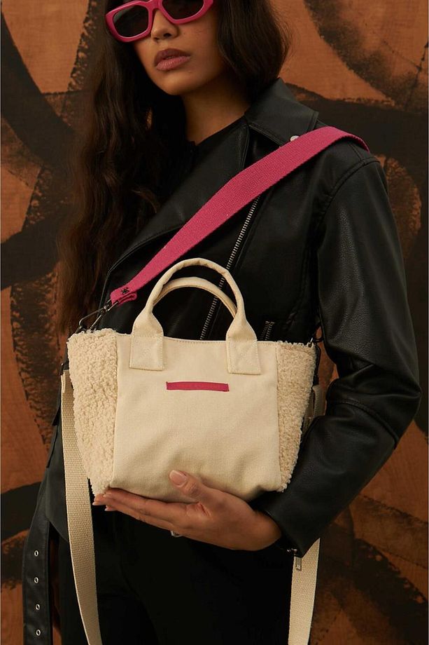 Huge Teddy Small Bag Ecru - 4