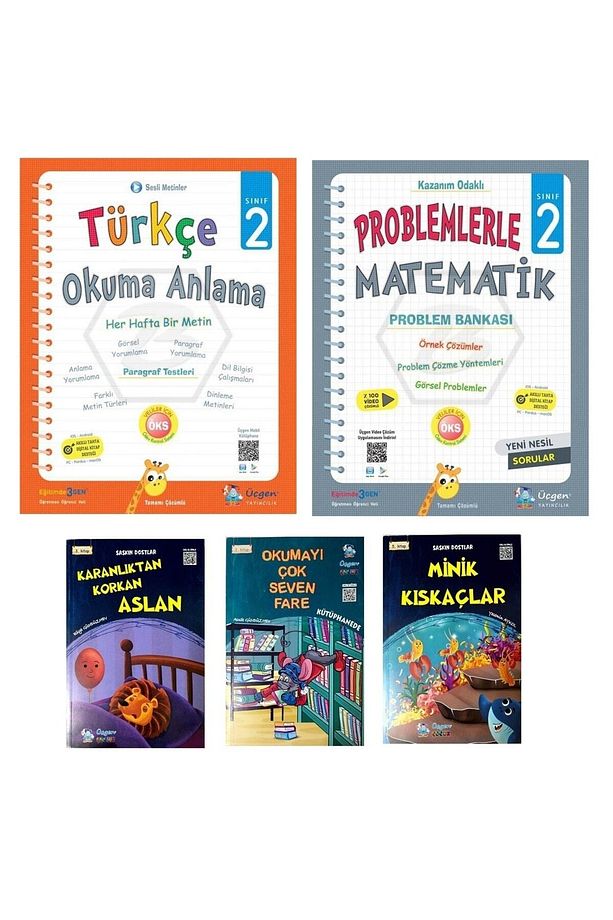 Üçgen 2.sınıf Yaz Tatil Seti - 1