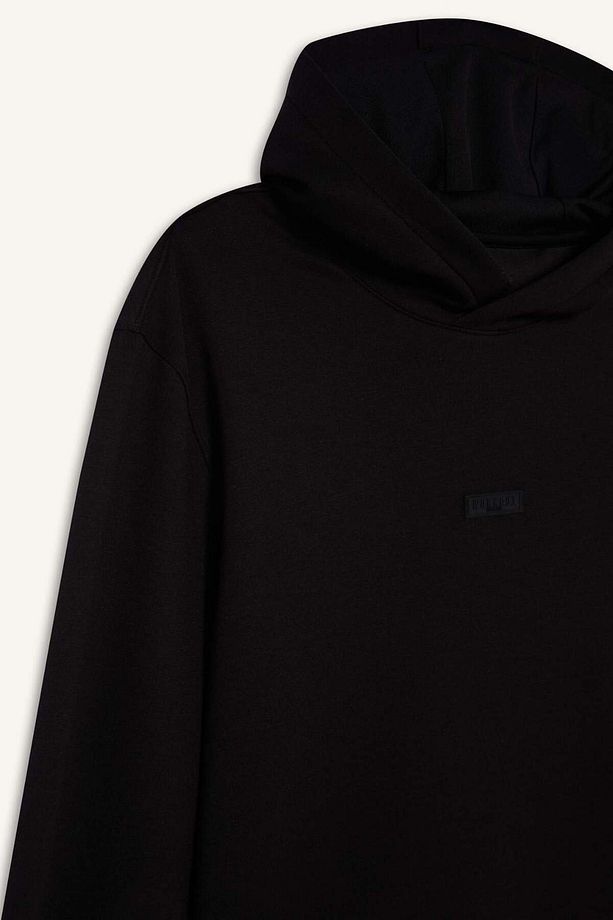 DeFactoFit Standart Fit Kapüşonlu Skuba Dalgıç Kumaş Sporcu Sweatshirt D7364AX25SP - 8