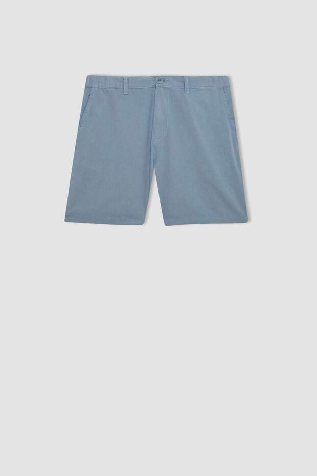Regular Fit Yazlık Keten Bermuda Şort A2667AX24SM - 7
