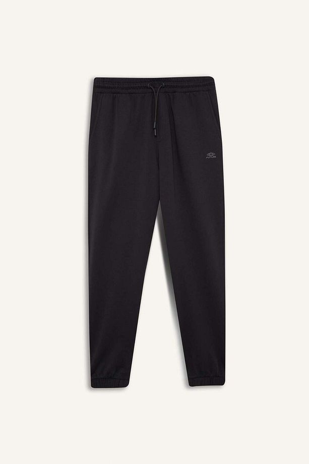 Regular Fit Eşofman Altı Cepli Basic Düz Beli Bağcıklı Lastikli Paça D4416AX25SP - 7