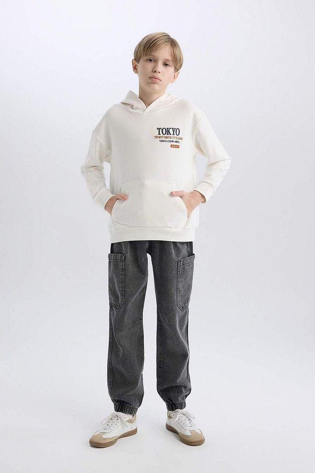 Erkek Çocuk Jogger Fit Jean Pantolon D7037A825SP - 4