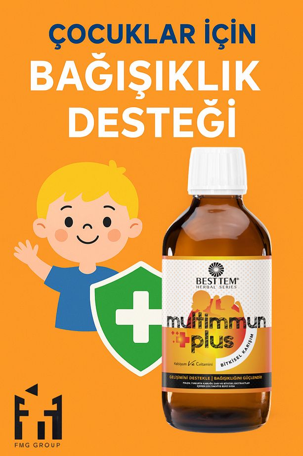 Multimmun Plus – Çocuklar Için C Vitamini Ve Kalsiyum Deposu | 100 ml - 4
