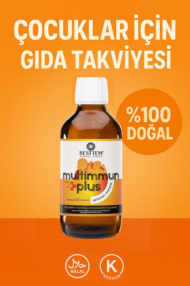 Multimmun Plus – Çocuklar Için C Vitamini Ve Kalsiyum Deposu | 100 ml - 2