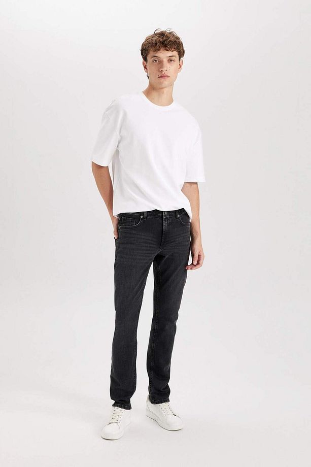 Pedro Slim Fit Dar Kalıp Normal Bel Dar Paça Jean Pantolon C5742AX24AU - 1