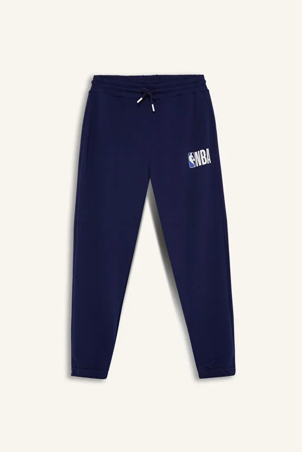 DeFactoFit NBA Wordmark Jogger Eşofman Altı Standart Fit Cepli Beli Bağcıklı A7268AX24AU - 7