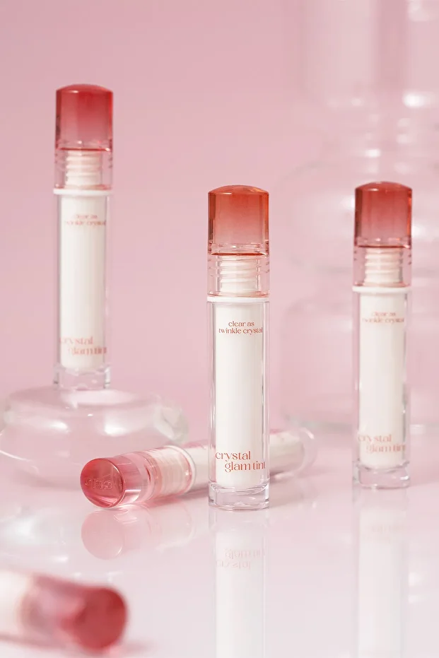Yapışkanlık Hissi Vermeyen Yoğun Işıltılı Tint CLIO Crystal Glam Tint (06 Daily Mauve) - 9