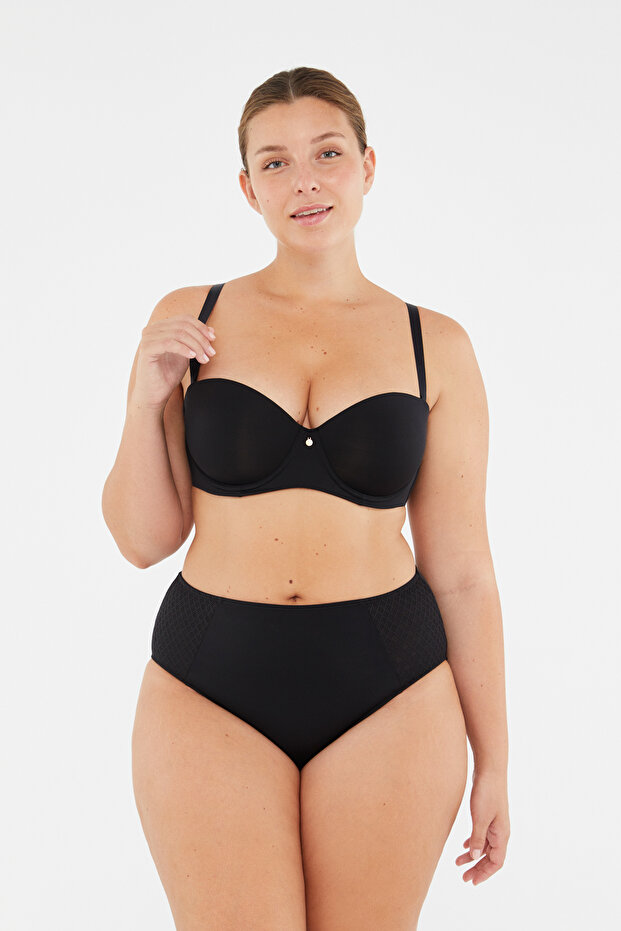 Black Calla Strapless Unassisted Bra