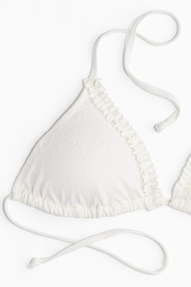 Dolgulu Üçgen Bikini Üstü - 6