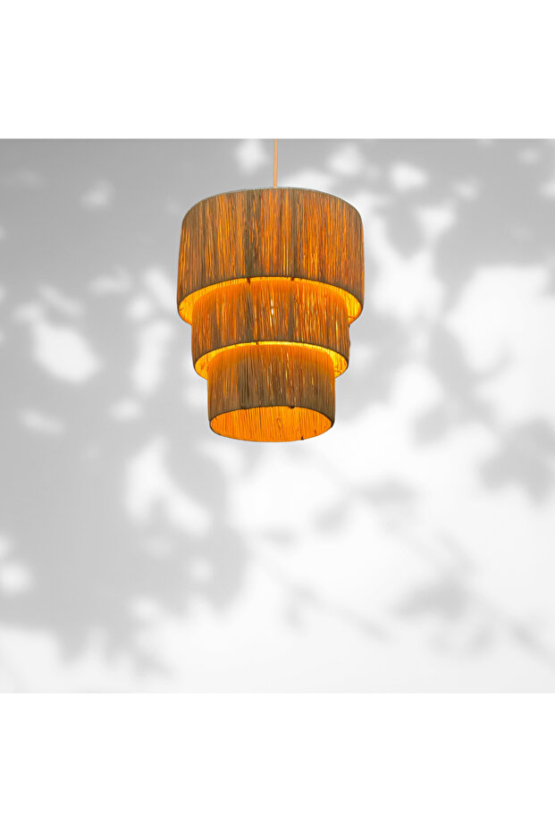 Myko Rafya Hasır Sarkıt Avize - 7