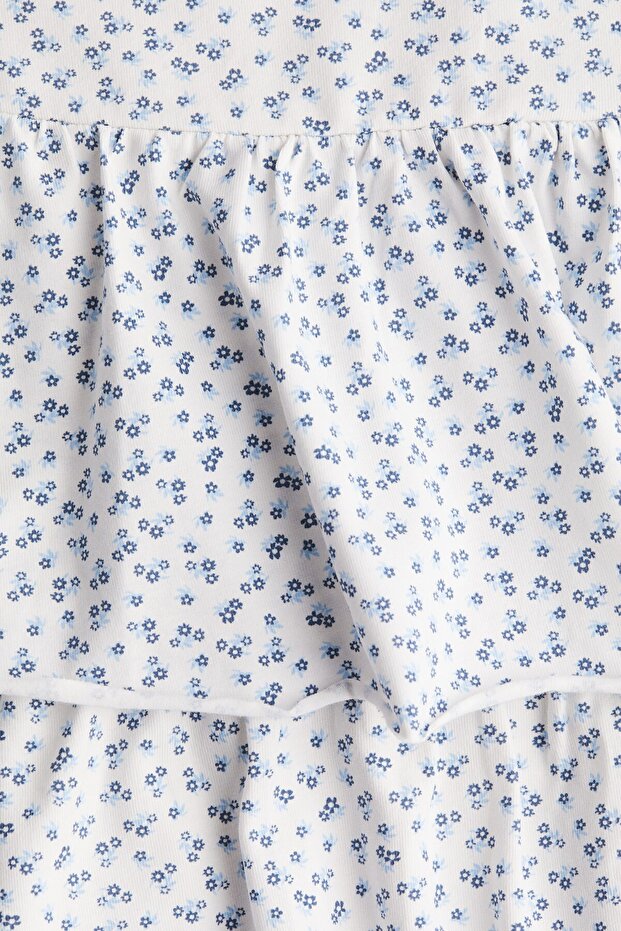 Katlı Mini Jarse Etek - 5