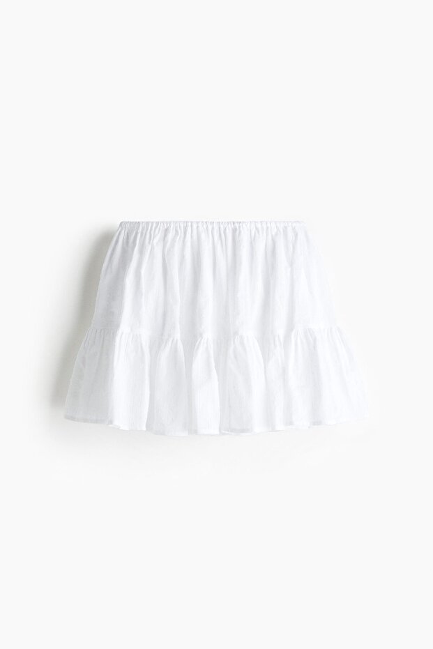 Farbalalı Mini Etek - 2