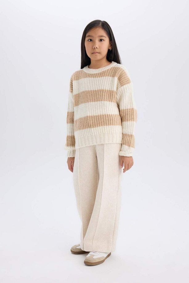 Kız Çocuk Wide Leg Geniş Bol Paça Beli Lastikli Eşofman Altı A9321A824WN - 3