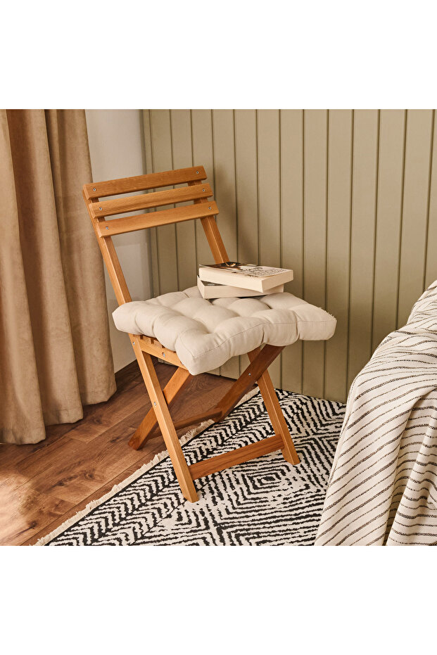 Soft Traum Sandalye Minderi - Bej - 45x45 cm - 2