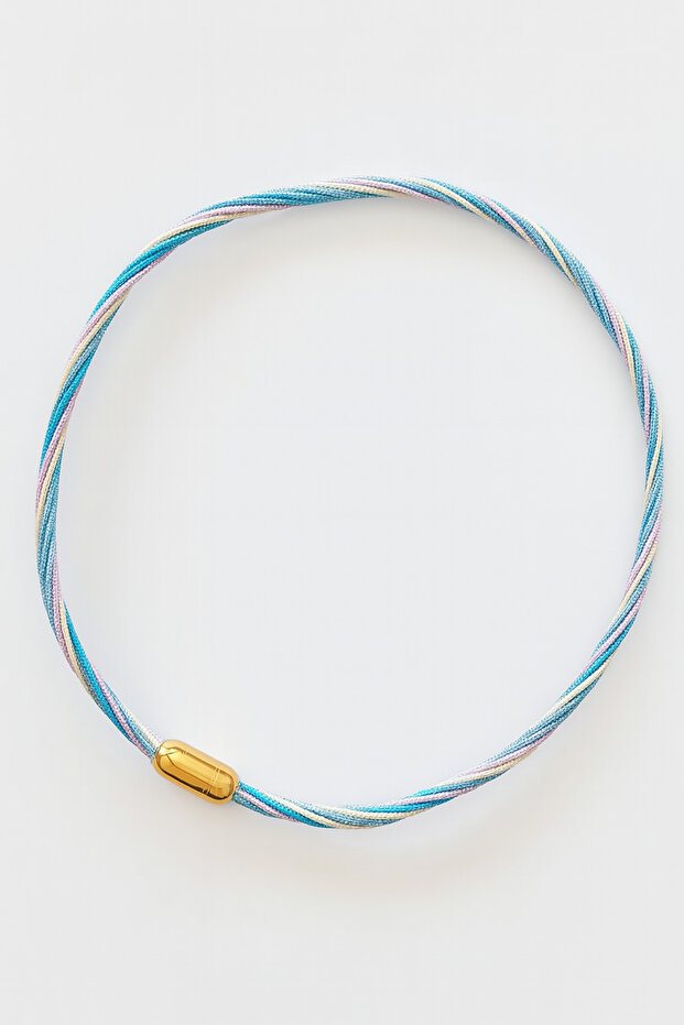 Çelik Mıknatıslı İp Kolye - 2