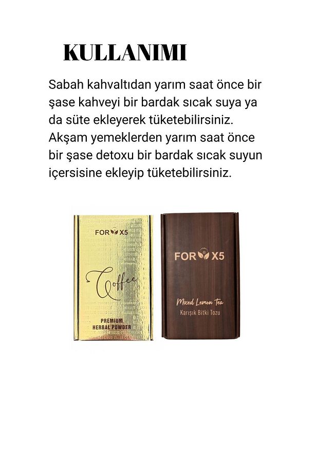 Coffee & Limon Aromalı Karışık Bitki Çayı Set - 2