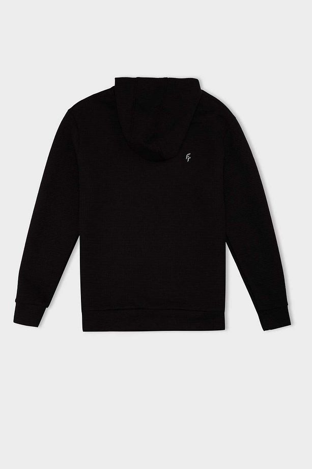 DeFactoFit Standart Fit Kapüşonlu Kapitoneli Sporcu Sweatshirt D0752AX24AU - 6