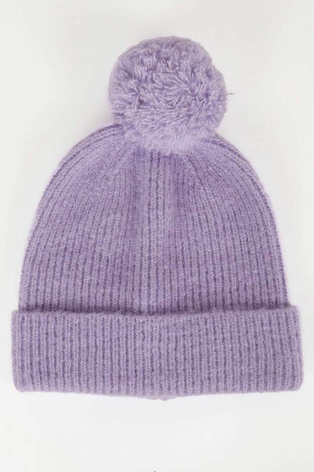 Baby Girl Pompom Beanie C8163A524Wn