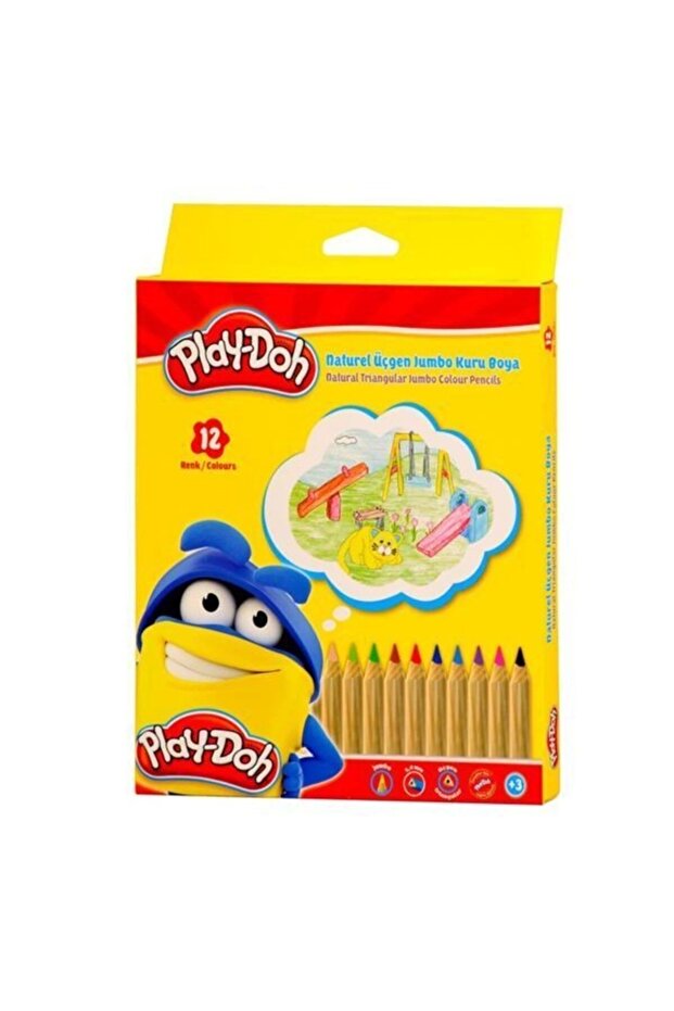 Play-Doh 12 Colors Jumbo Natural Dry Paint Ku009