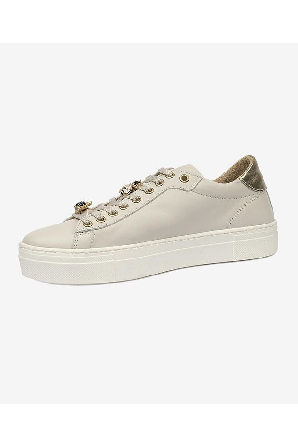 Kadın Açık Vizon Hakiki Deri Sneaker Ayakkabı 4Y2SA59056 - 4