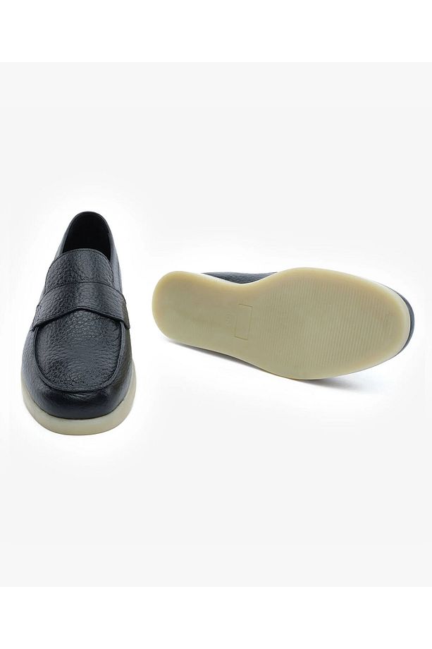 Erkek Siyah Hakiki Deri Loafer Ayakkabı 5Y1LA18460 - 6