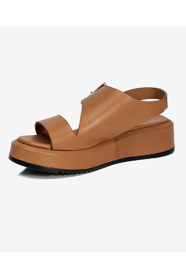 Kadın Taba Hakiki Deri Sandalet 3Y2YS50764 - 3