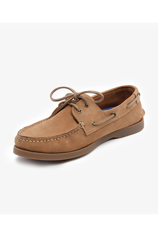 Erkek Deve Tüyü Hakiki Deri Marine Ayakkabı 5Y1UA64679 - 3