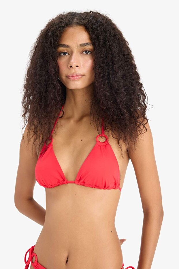 Regular Fit Üçgen Bikini Üstü-Fall in Love E0137AX25SM - 3