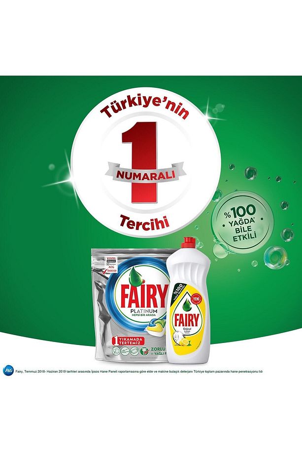 Platinum Limon Kokulu Bulaşık Makinesi Deterjanı Kapsülü  72 Yıkama x3 Adet - 5