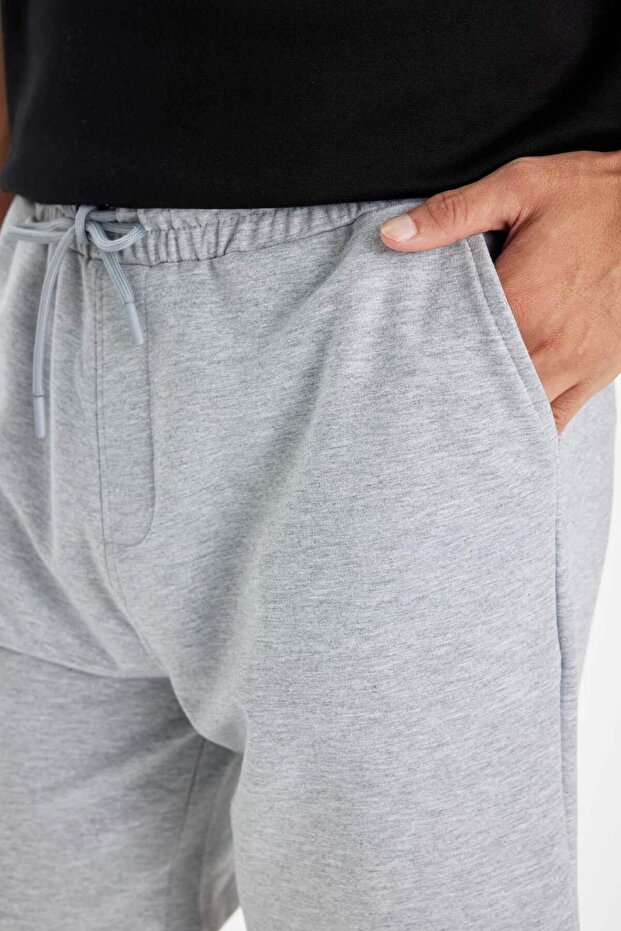 Regular Fit Cepli Basic Düz Bermuda Şort D7920AX24SM - 5