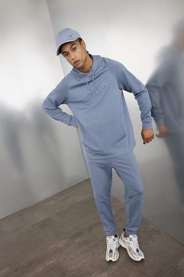 DeFactoFit Sporcu Jogger Eşofman Altı Standart Fit Beli Paçası Lastikli Cepli C9174AX24AU - 4