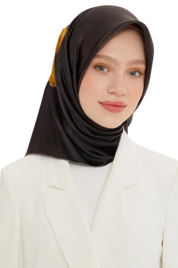 Nostalji Serisi İpek Twill Eşarp 8737D-38 - 1