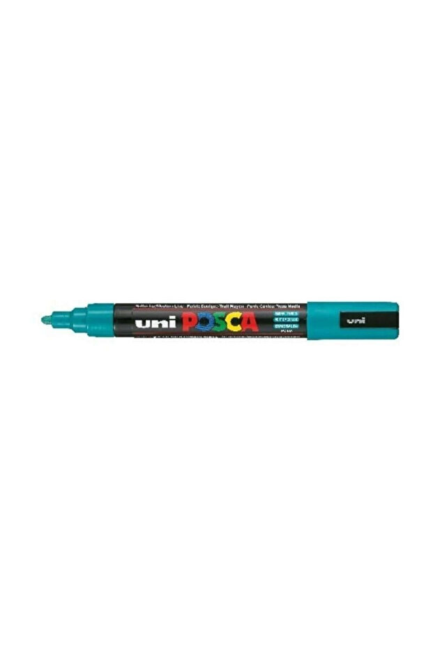 قلم طلاء Posca PC-5m باللون الأخضر الزمردي - 1.8-2.5 ملم