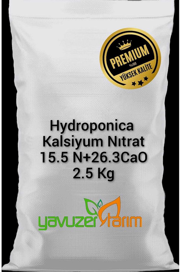 Kalsiyum NıTRat Hydroponica %15.5 N+%26.3 Cao Yavuzer Tarım Kasiyum Gübre 2,5 kg - 1