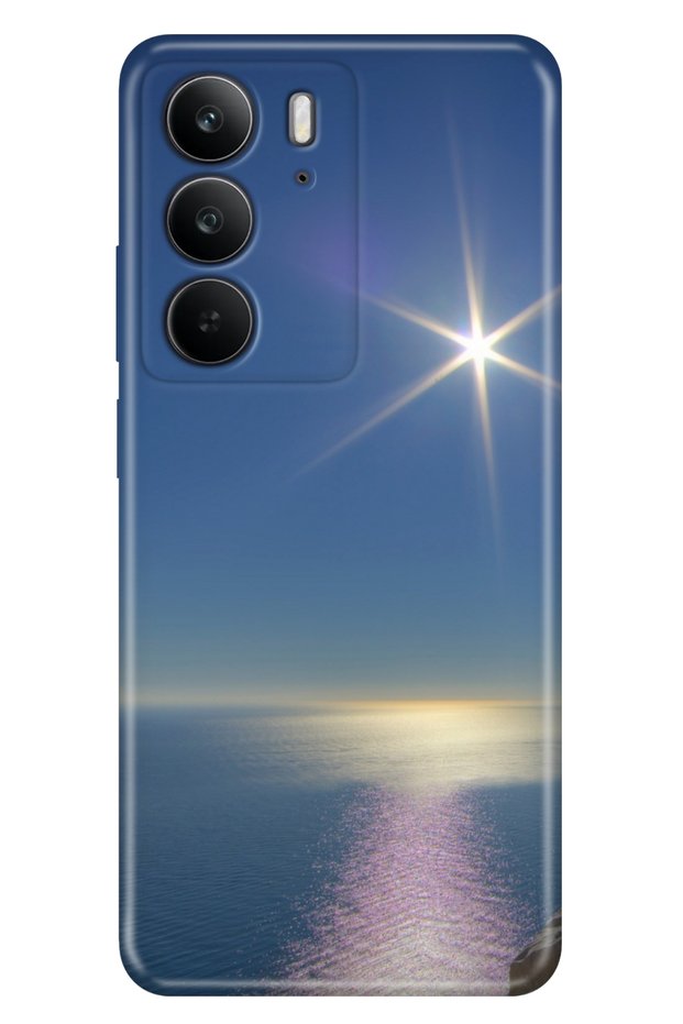 C75 (Rmx3941) Case Cover Colorful Silicone Printed Tpu Calm Sea